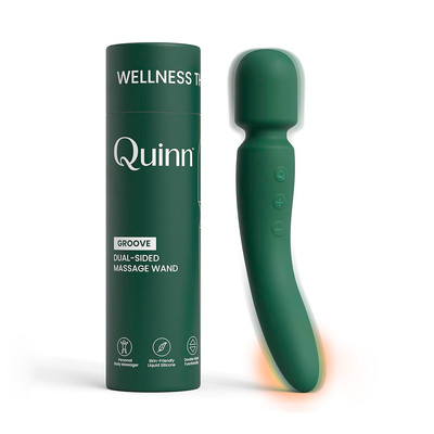 Foto 1 do produto Massageador em Silicone Macio com 2 Motores, 12 Modos de Vibração, 5 Intensidades e Função Aquecimento - Quinn Groove | Disponível em 2 Cores