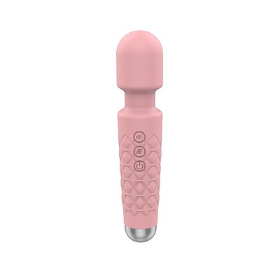 Foto 7 do produto Vibrador Massageador em Silicone com Texturas, 20 Modos de Vibração, 8 Intensidades e Carregamento via Cabo USB - SI | 20 x 4,2 cm | Disponível em 4 Cores