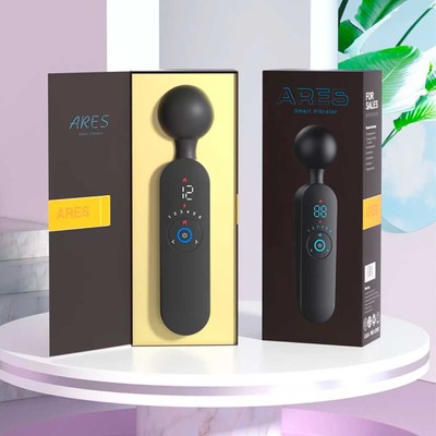 Foto 1 do produto Massageador Varinha Mágica em Silicone com 12 Modos de Vibração, 6 Intensidades, Função Aquecimento e Recarregável - Lilo Ares II Smart Vibrator