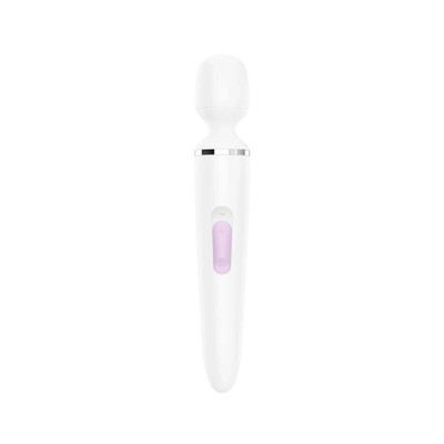 Foto 2 do produto Massageador XXL Recarregável em Silicone com 50 Combinações de Vibração - Satisfyer Wand-er Women - 34 x 5,6 cm | 3 Cores