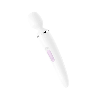 Foto 3 do produto Massageador XXL Recarregável em Silicone com 50 Combinações de Vibração - Satisfyer Wand-er Women - 34 x 5,6 cm | 3 Cores