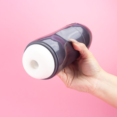 Masturbador com 10 Modos de Vibração Potentes e 3 Modos de Sucção Poderosos - Exclusiva Omex | 13 x 3,2 cm