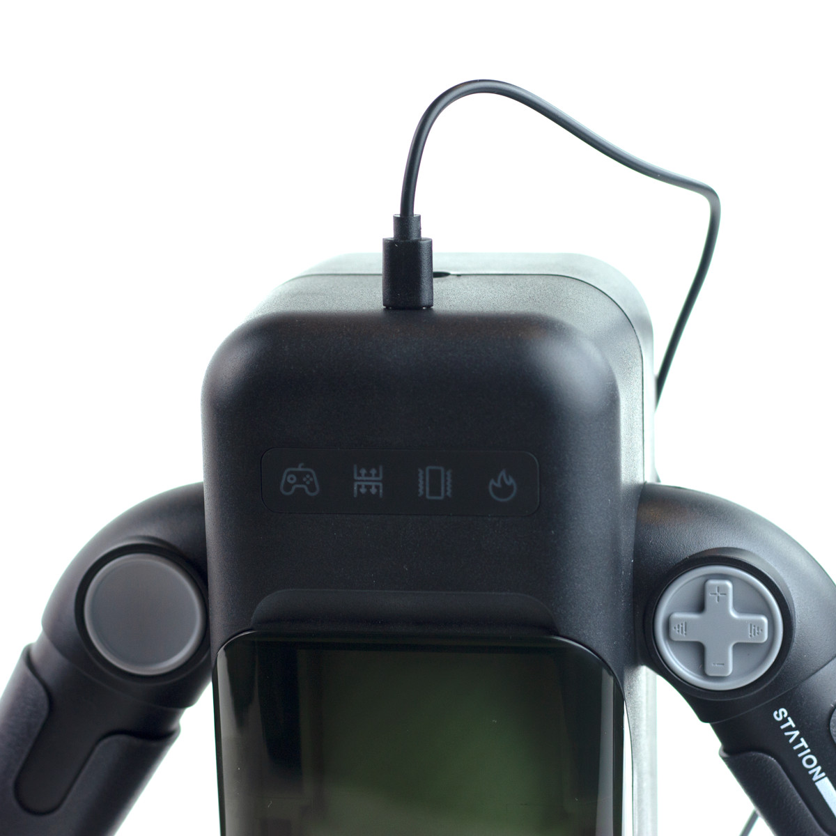 Masturbador em Formato de Robô com 10 Modos de Vibração, 8 Tipos de Movimentos, Função de Aquecimento e Suporte para Celular - Cor: Preto - 6