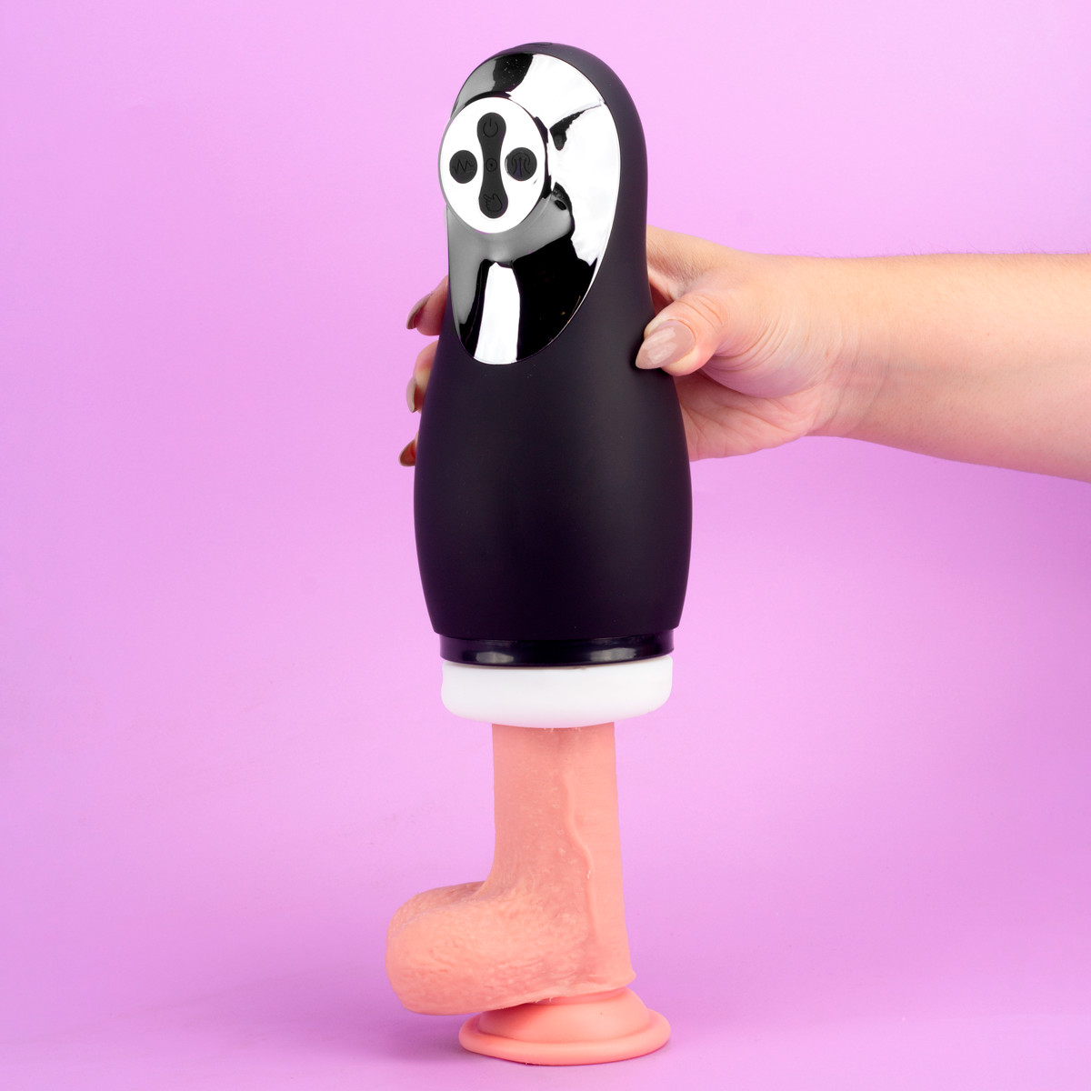 Masturbador com 3 Tipo de Sucção, 10 Modos de Vibração, Modo Turbo e Carregamento via Cabo USB - Exclusiva Baron - 5