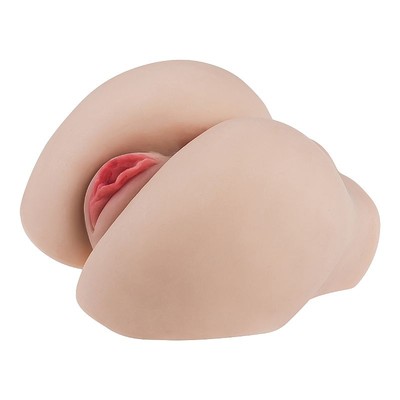 Masturbador Bumbum em TPE com Vagina e Ânus Realísticos Penetráveis - SI | 24 x 23 cm