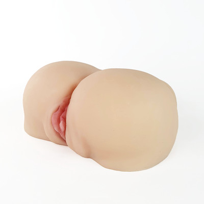 Foto 4 do produto Masturbador Bunda Arrebitada em TPE com Base Achatada, Vagina e Ânus Penetráveis - MAIG | 22,5 x 20 cm