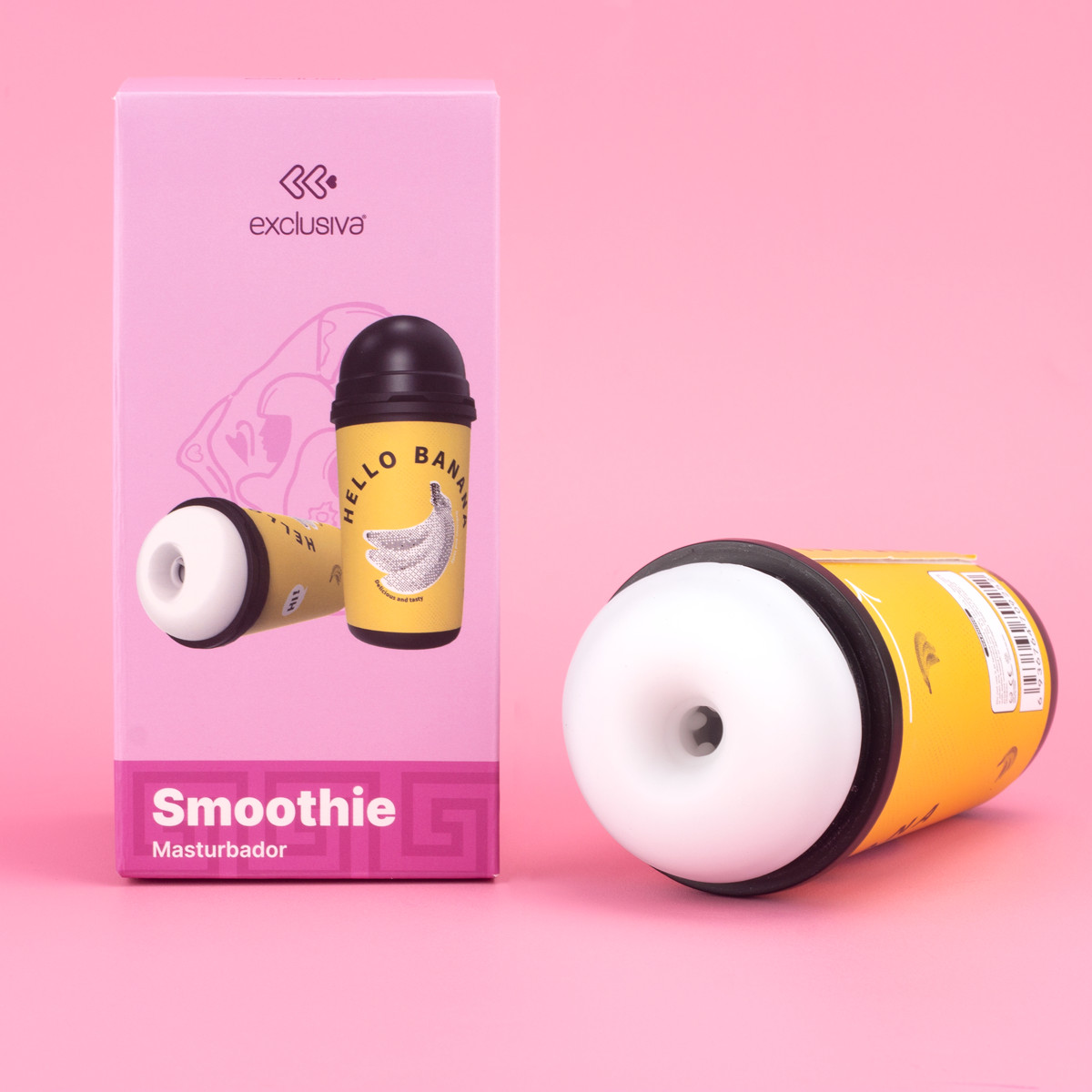 Masturbador Copo de Bebida em TPE Macio com Textura Interna - Exclusiva Smoothie - 1