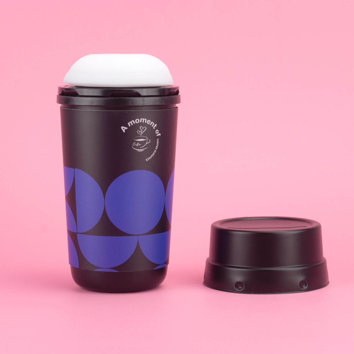 Masturbador Copo de Café em TPE Macio com Textura Interna - Exclusiva Hot Coffe - 3
