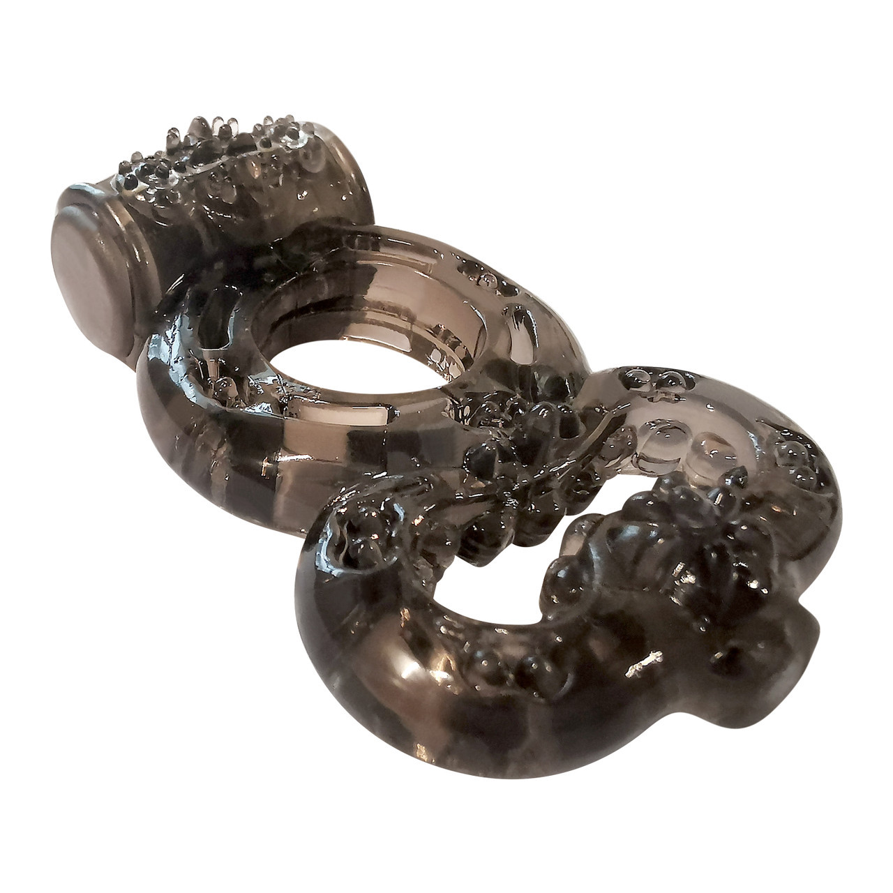 Masturbador em CyberSkin com Anus Penetrável, Escroto e Anel Peniano Duplo - Gender X A Handful | 19 x 28,7 cm | Disponivel em 2 Cores - 9