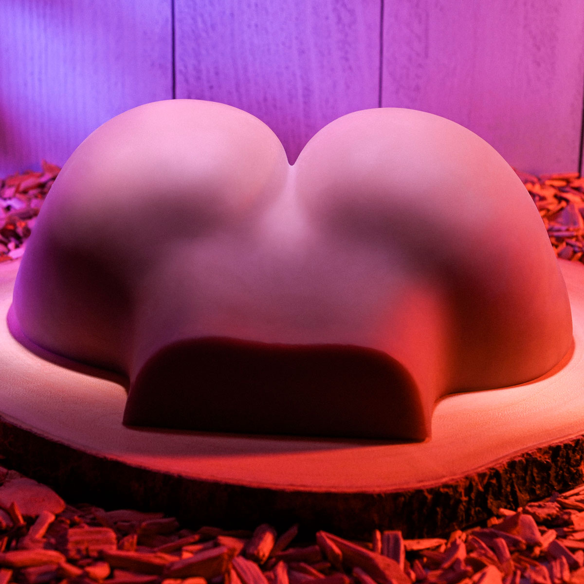 Masturbador em CyberSkin com Anus Penetrável, Escroto e Anel Peniano Duplo - Gender X A Handful | 19 x 28,7 cm | Disponivel em 2 Cores - 3