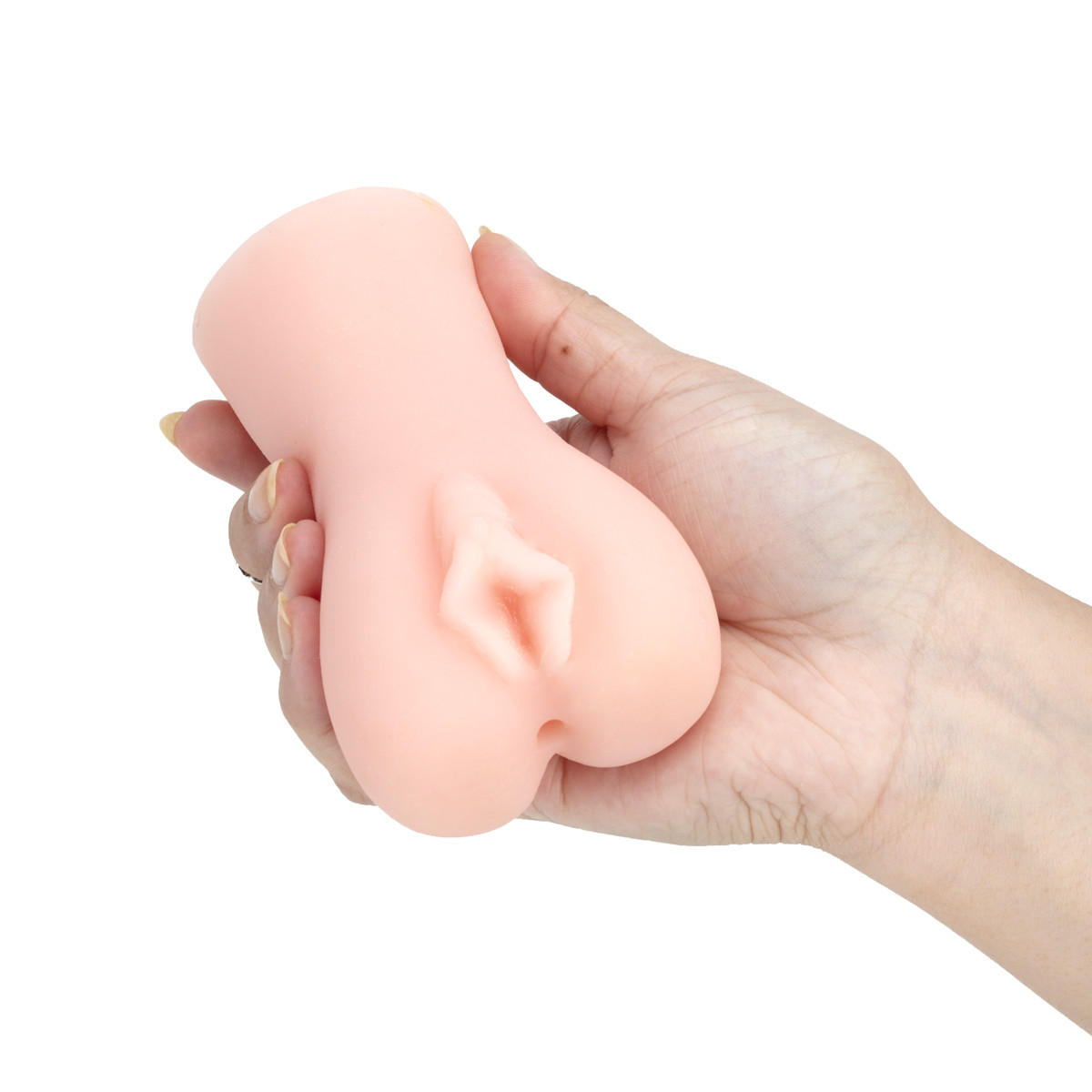 Masturbador em Cyberskin com Ânus Penetrável e Texturas Internas - Sexy Fantasy Skin Touch | 10 x 3 cm - 2