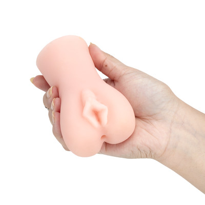 Masturbador em Cyberskin com Ânus Penetrável e Texturas Internas - Sexy Fantasy Skin Touch | 10 x 3 cm