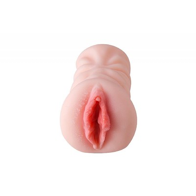 Foto 2 do produto Masturbador em CyberSkin no Formato de Vagina com Grandes Lábios Rosados e Texturas Internas - Maig 11 | 12 x 4 cm