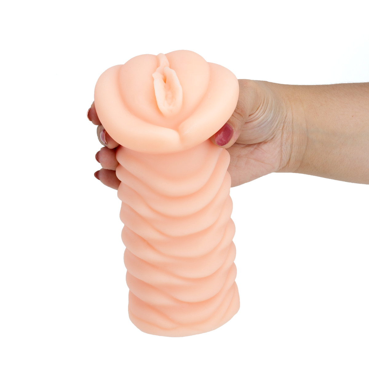 Masturbador em TPR no Formato de Vagina com Texturas Internas - You Vibe Maduro | 10 x 3,3 cm - 6