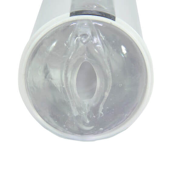 Masturbador Discreto com Forma de Vagina, 7 Modos de Vibração, 6 Modos de Sucção, Simulação de Gemidos e 7 cores de Iluminação - 22 x 5,8 cm | Ailighter Air Jet - 7