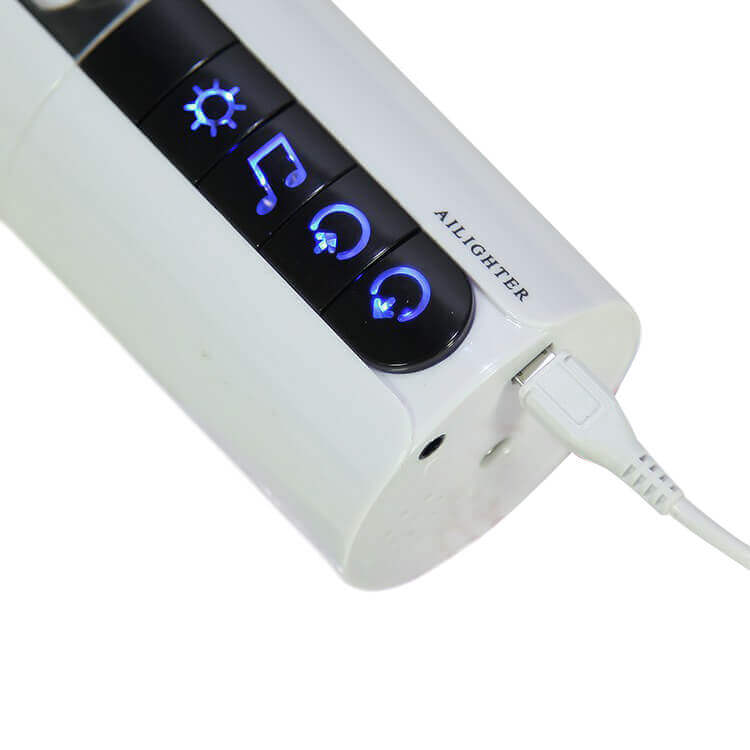 Masturbador Discreto com Forma de Vagina, 7 Modos de Vibração, 6 Modos de Sucção, Simulação de Gemidos e 7 cores de Iluminação - 22 x 5,8 cm | Ailighter Air Jet - 9