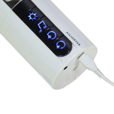 Foto 9 do produto Masturbador Discreto com Forma de Vagina, 7 Modos de Vibração, 6 Modos de Sucção, Simulação de Gemidos e 7 cores de Iluminação - 22 x 5,8 cm | Ailighter Air Jet