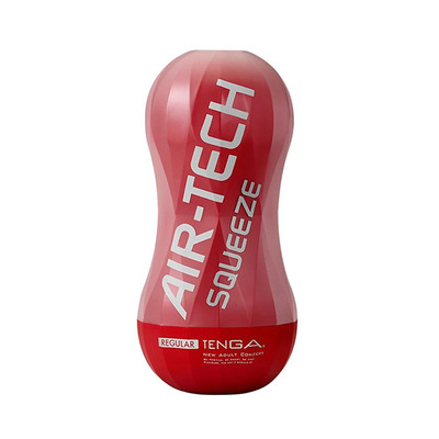 Masturbador em Elastômero com Múltiplas Texturas Interna - Tenga Air-Tech Squeeze Regular | 17 x 7,9 cm