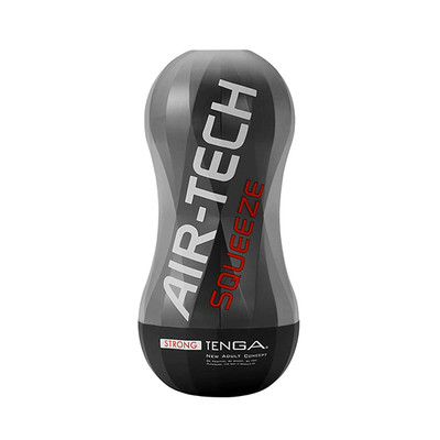Foto 2 do produto Masturbador em Elastômero com Múltiplas Texturas Interna - Tenga Air Tech Squeeze Strong | 17 x 7,9 cm