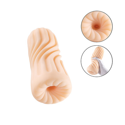 Masturbador Feito em TPE no Formato Espiral - SI | 14 x 3 cm