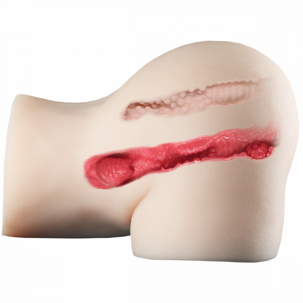 Masturbador Feito em TPR com Bunda Empinada, Útero, Vagina e Ânus Penetráveis - Realistic Crazy Lion | 24 x 19 cm - 6