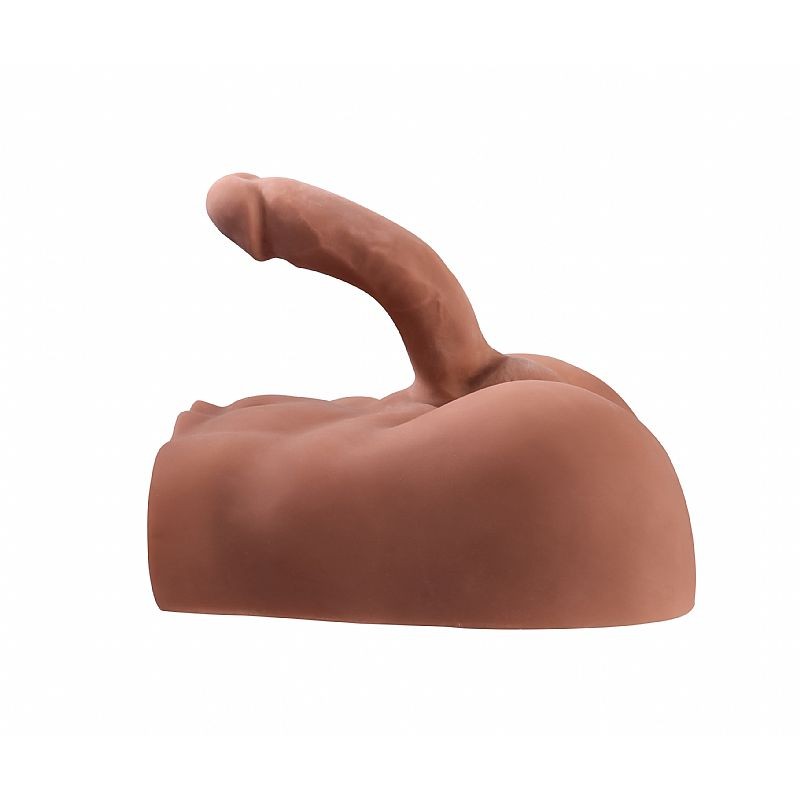 Masturbador Feminino em TPE com Pênis Vertebrado, Escroto e Ânus - 32 x 26 cm | Disponível em 2 Cores - 9