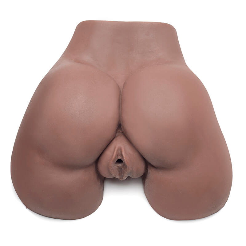 Masturbador em Forma de Bunda em Cyberskin com Vagina e Ânus Penetráveis - CyberButt Taty | 18 x 16 cm | Disponível em 2 Cores - 4