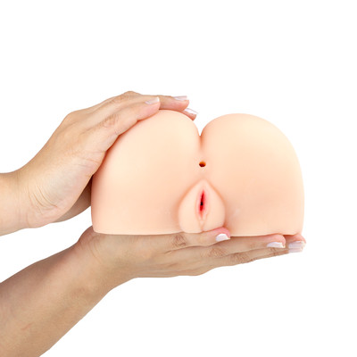 Foto 5 do produto Masturbador em Forma de Bunda em Cyberskin com Vagina Carnuda e Ânus Apertado - Maig | 16 x 15 cm