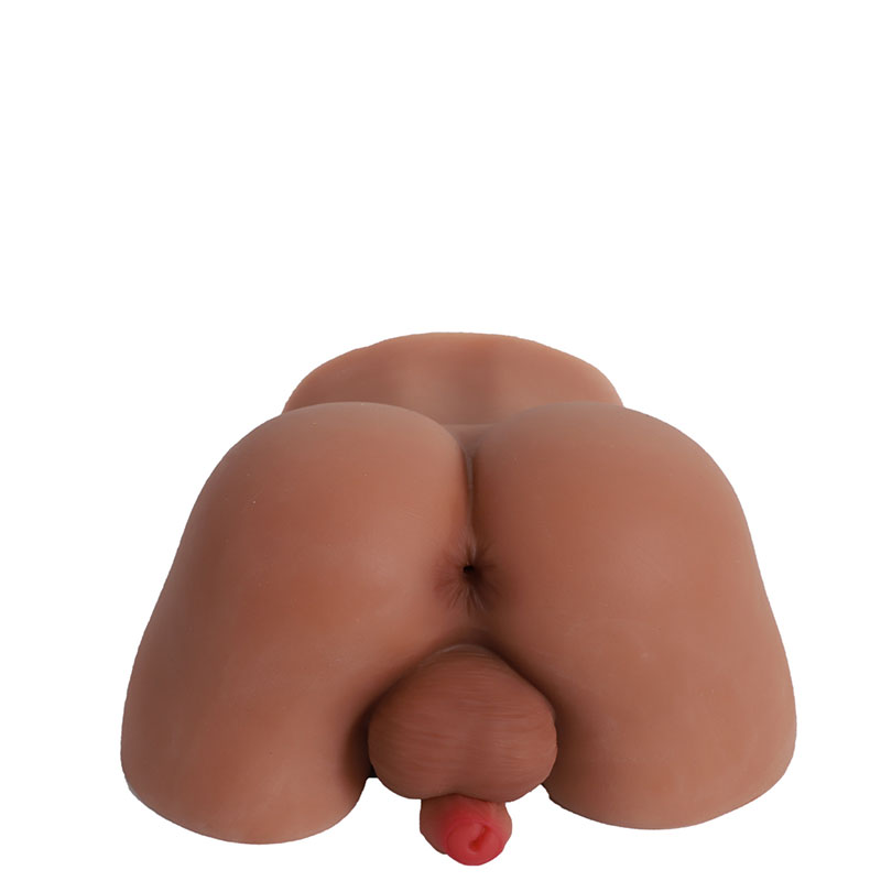 Masturbador em Forma de Bunda Masculina com Pênis e Escroto e Ânus Penetrável - 28 x 21 cm - 3