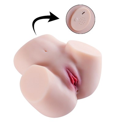 Foto 1 do produto Masturbador em Forma de Bunda com Vagina e Ânus Penetráveis, 10 Modos de Contração e Carregamento Via Cabo USB - Maig M31 | 32 x 25 cm
