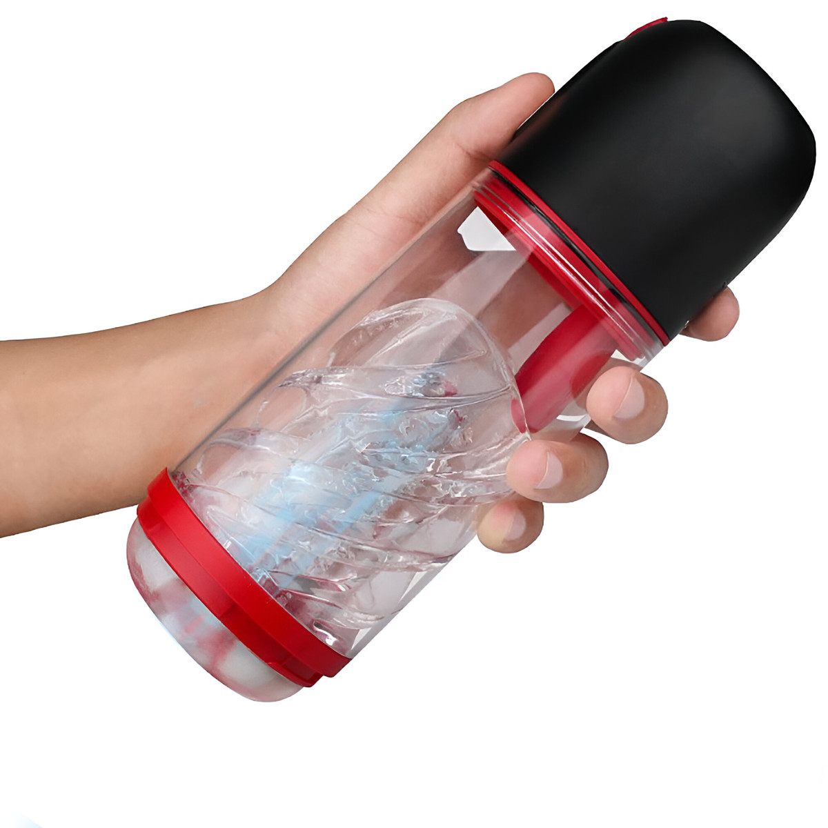 Masturbador em Forma de Lanterna com 9 Modos De Vibração, 3 Níveis de Sucção e Gemidos - S-Hande Vivek | Disponível em 2 Cores - 10