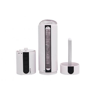 Foto 2 do produto Masturbador com Forma de Vagina, 7 Modos de Vibração, 6 Modos de Sucção, Simulação de Gemidos e 7 cores de Iluminação - 29 x 7,1 cm | Ailighter Air Jet 2