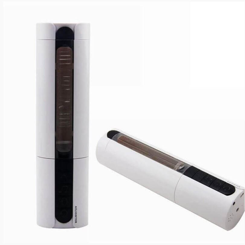 Masturbador com Forma de Vagina, 7 Modos de Vibração, 6 Modos de Sucção, Simulação de Gemidos e 7 cores de Iluminação - 29 x 7,1 cm | Ailighter Air Jet 2 - 3
