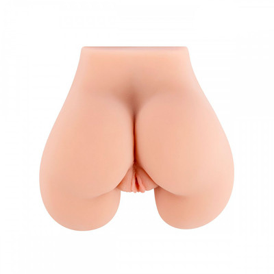 Masturbador em Forma de Vagina e Ânus Penetráveis com Cápsula Vibratória e Controle Remoto com Fio - Lilo Regina | 12 x 3 cm