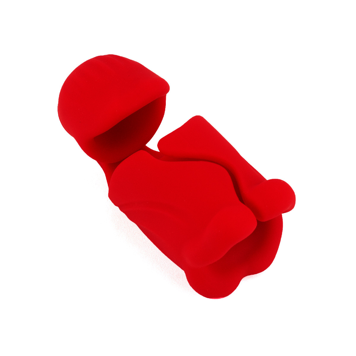 Masturbador Peniano com Formato de Boca, Cerdas Estimuladoras, 9 Modos de Vibração e App Interativo - 12,3 x 3,8 cm - 3