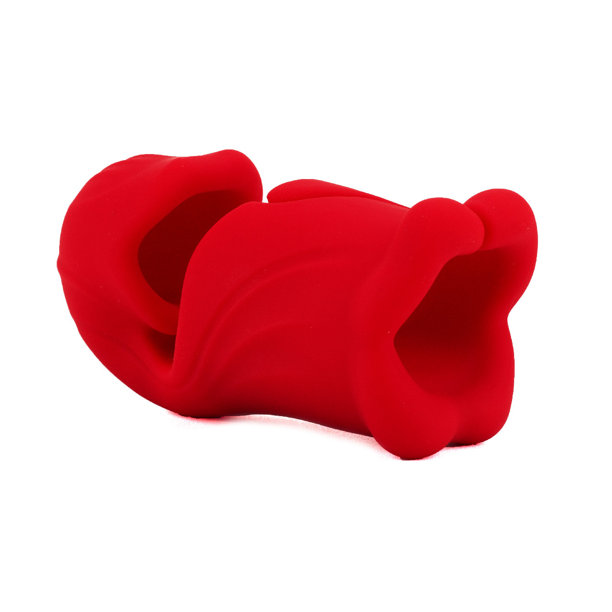 Masturbador Peniano com Formato de Boca, Cerdas Estimuladoras, 9 Modos de Vibração e App Interativo - 12,3 x 3,8 cm - 2