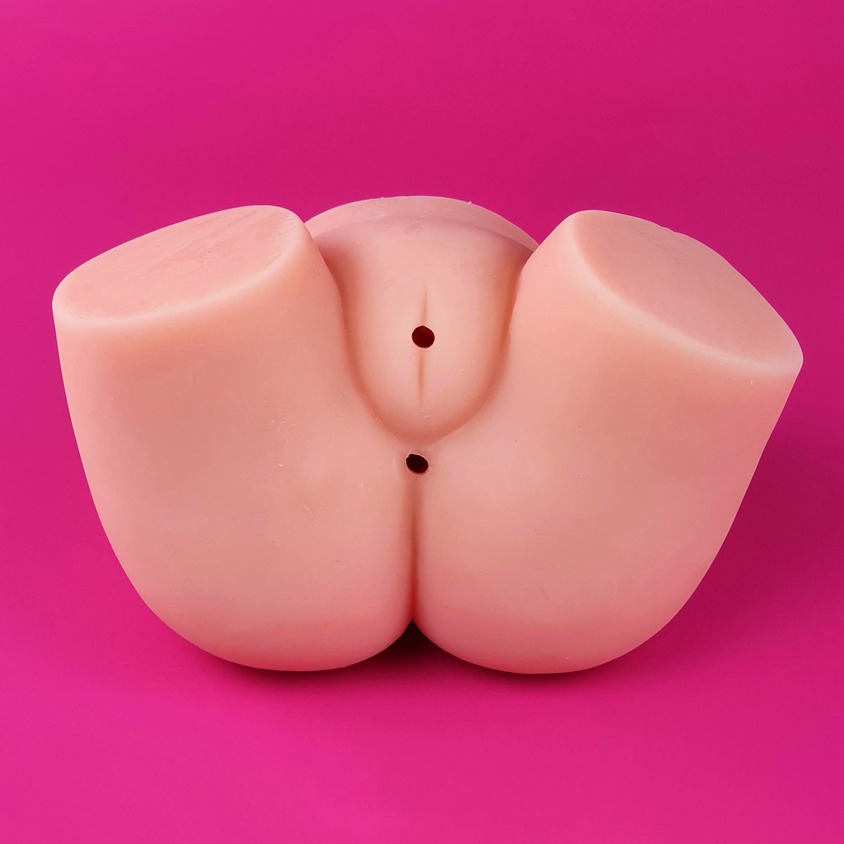 Masturbador no Formato Bumbum Empinado com Vagina e Ânus Penetráveis, Canal Interno Texturizado e Cápsula Vibratória Multivelocidade - Passion Lady Flower Baby | 15 x 20 cm - 3