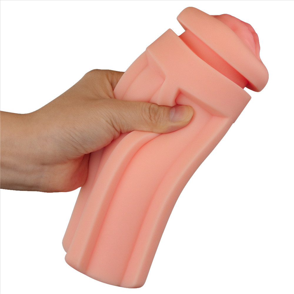 Masturbador em Formato de Cerveja de Lata Com Boca e Língua em TPE e Texturas Internas - Lovetoy Cream Ale | 16 x 3 cm - 3