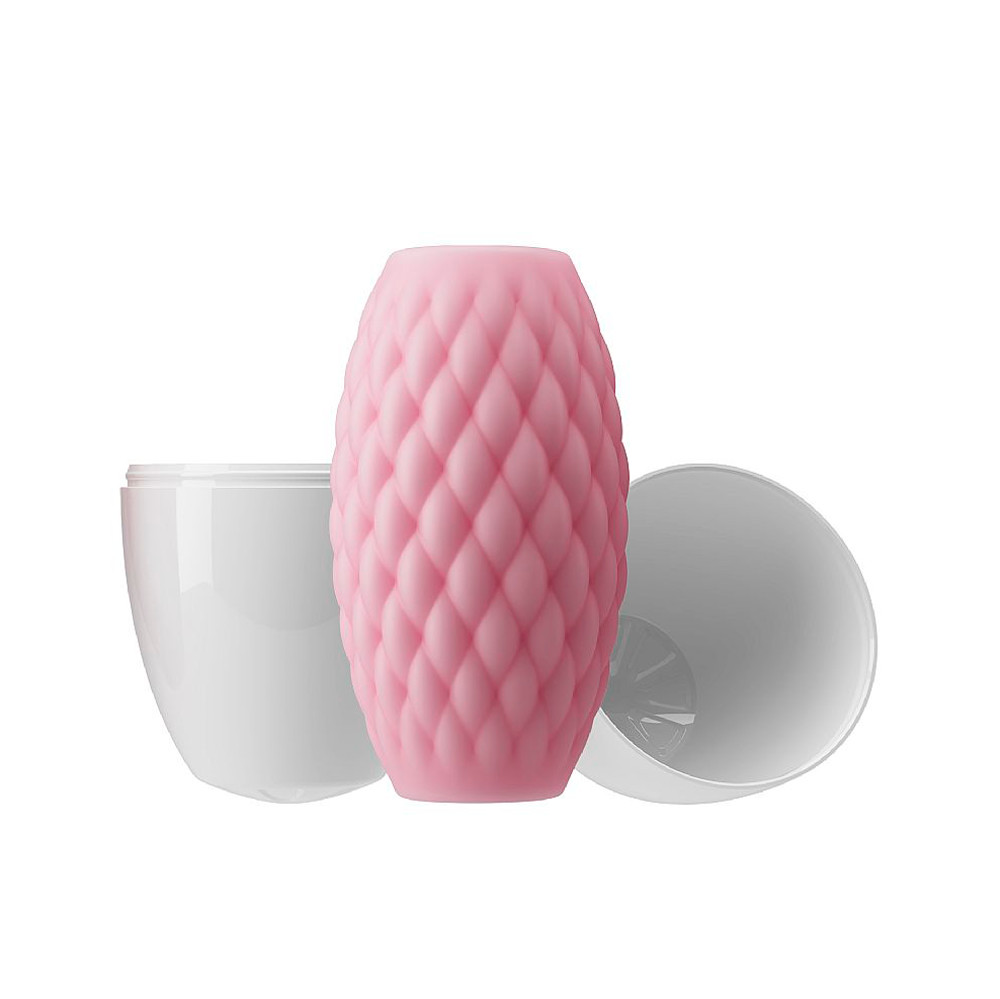 Masturbador com Formato Egg em TPE Flexível com Cerdas Estimuladoras - Pretty Love Athena Eros | 5,8 x 4 cm - 2