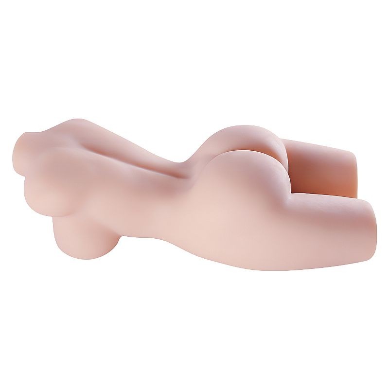 Masturbador em Formato de Meio Corpo Feminino com 2 Canais Penetráveis e Movimentos - Sexy Import | 62 x 27 cm - 5