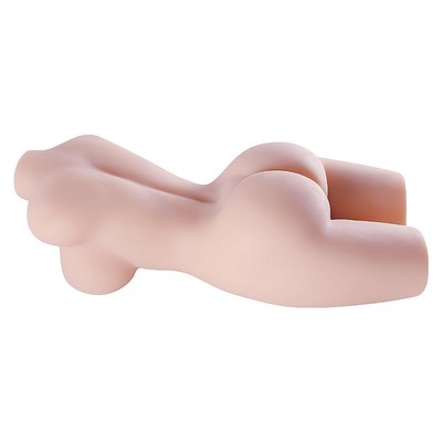Foto 5 do produto Masturbador em Formato de Meio Corpo Feminino com 2 Canais Penetráveis, 10 Modos de Vibração - Sexy Import | 48 x 35,5 cm