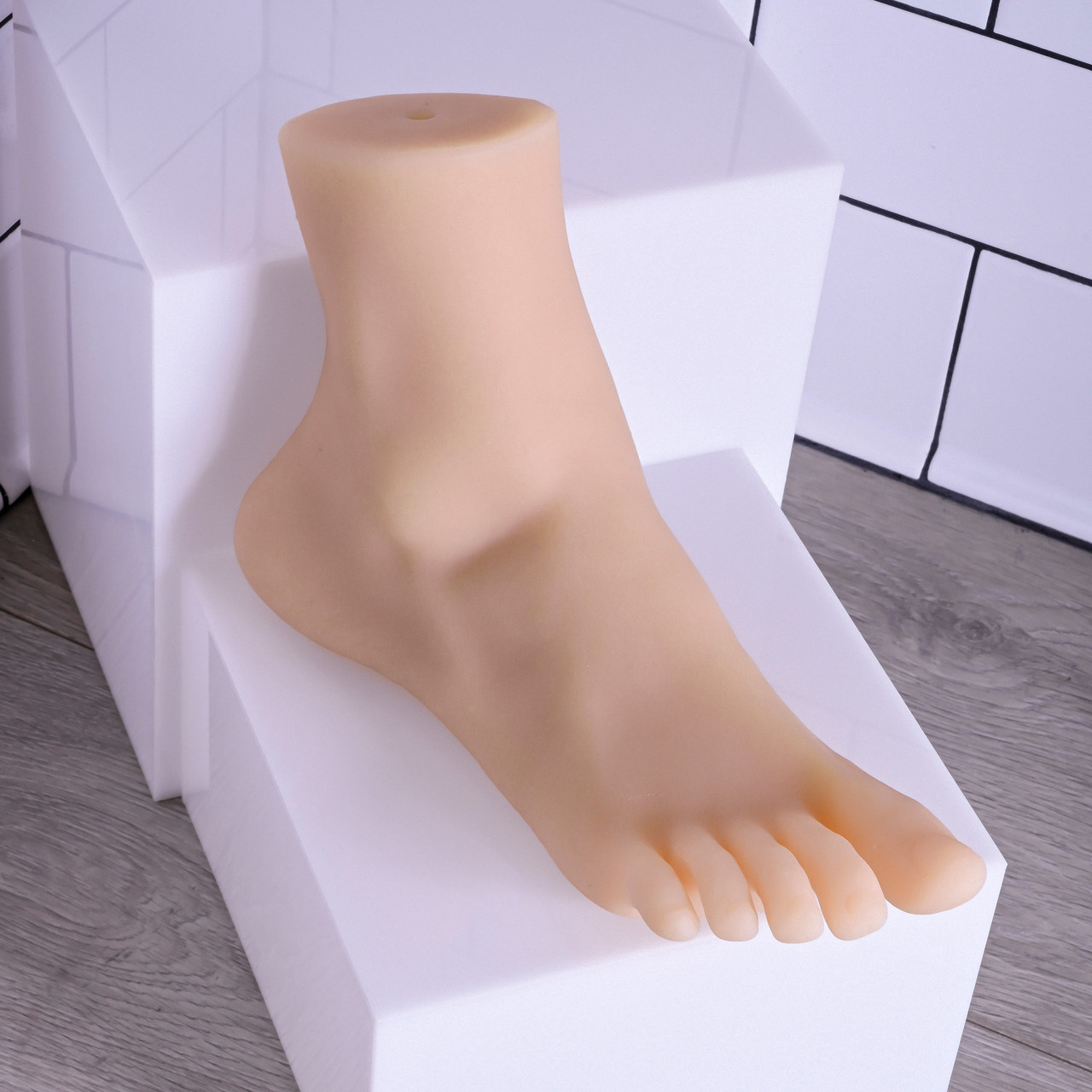 Masturbador em Formato de Pé com Vagina Penetrável em TPE e Anel Peniano Duplo - Zero Tolerance Pussy Footin' | Disponível em 2 Cores - 8