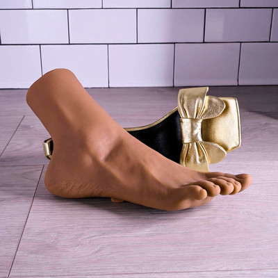 Foto 4 do produto Masturbador em Formato de Pé com Vagina Penetrável em TPE e Anel Peniano Duplo - Zero Tolerance Pussy Footin' | Disponível em 2 Cores