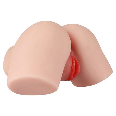 Foto 2 do produto Masturbador no Formato de Pélvis em TPE com Vagina e Ânus Penetráveis - Hot Princess | 25 x 14,5 cm