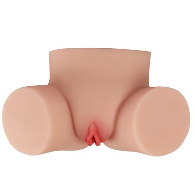 Foto 3 do produto Masturbador no Formato de Pélvis em TPE com Vagina e Ânus Penetráveis - Hot Princess | 25 x 14,5 cm