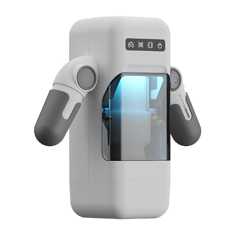 Masturbador em Formato de Robô com 10 Modos de Vibração, 8 Tipos de Movimentos, Função de Aquecimento e Suporte para Celular - Disponível em 2 Cores - 8