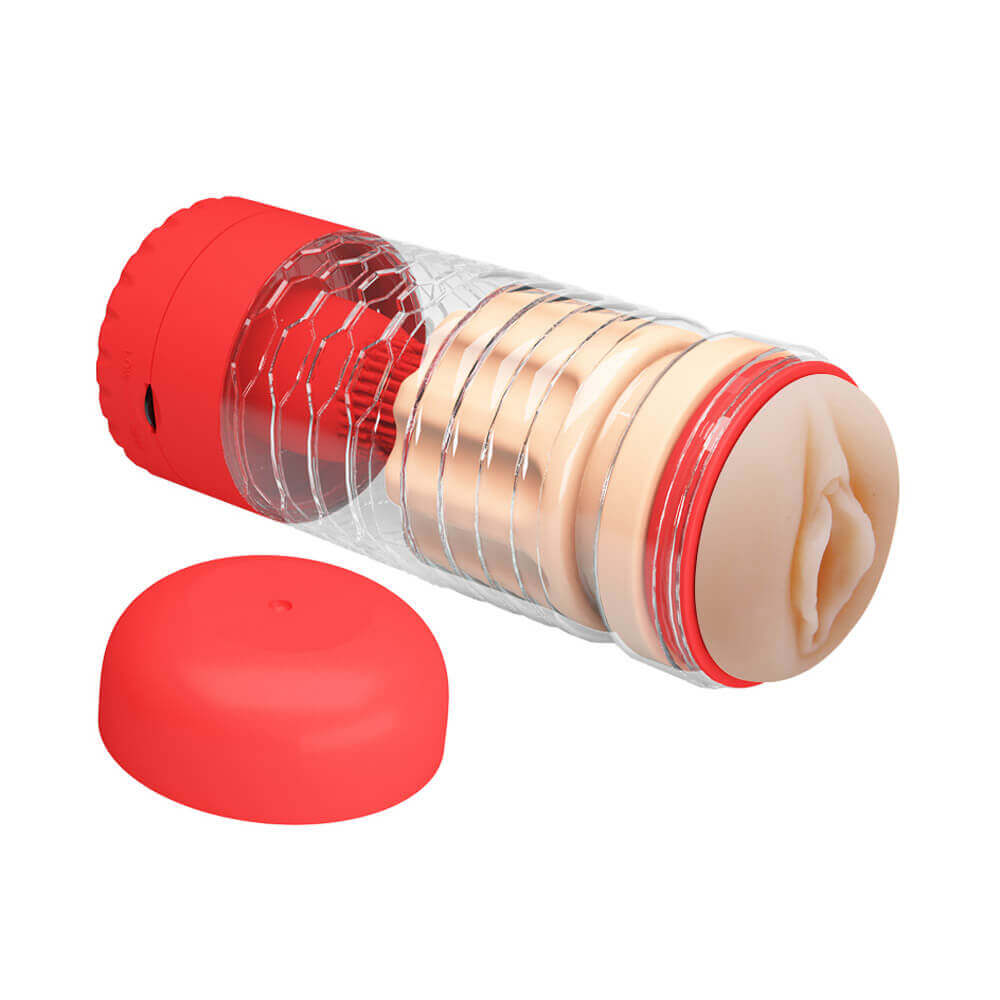 Masturbador no Formato de Vagina em Cyberskin com Língua Vibratória e Vibração Multivelocidade - Pretty Love Emily | 10,5 x 6,7 cm | Disponível em 2 Cores - 9