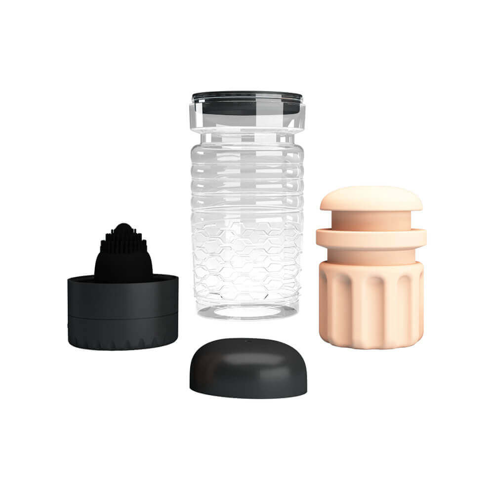 Masturbador no Formato de Vagina em Cyberskin com Língua Vibratória e Vibração Multivelocidade - Pretty Love Emily | 10,5 x 6,7 cm | Disponível em 2 Cores - 5