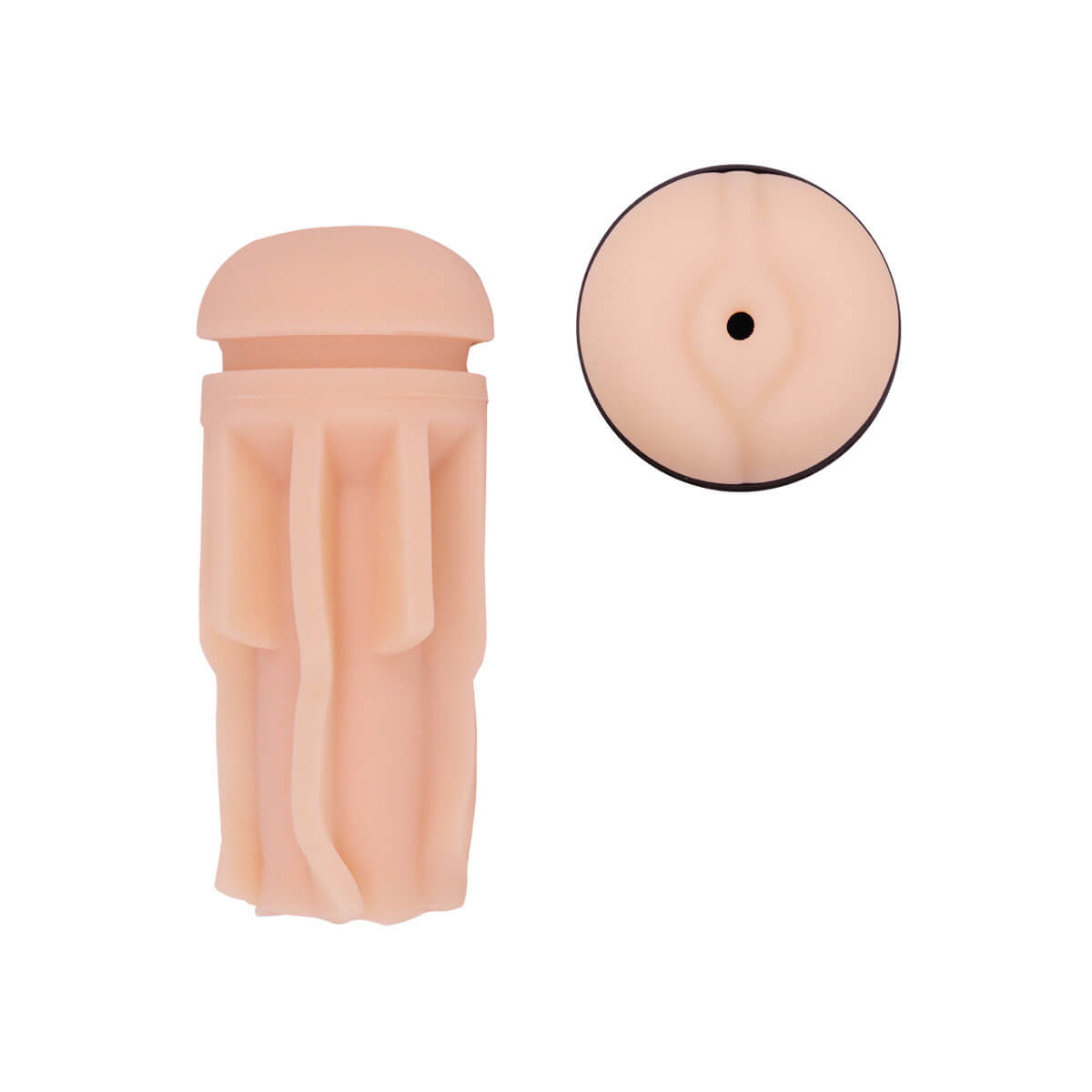 Masturbador Garrafa no Formato de Ânus em Cyberskin com Texturas Internas - Safe Sex Vodka Pleezer | 15,5 x 1,7 cm - 4