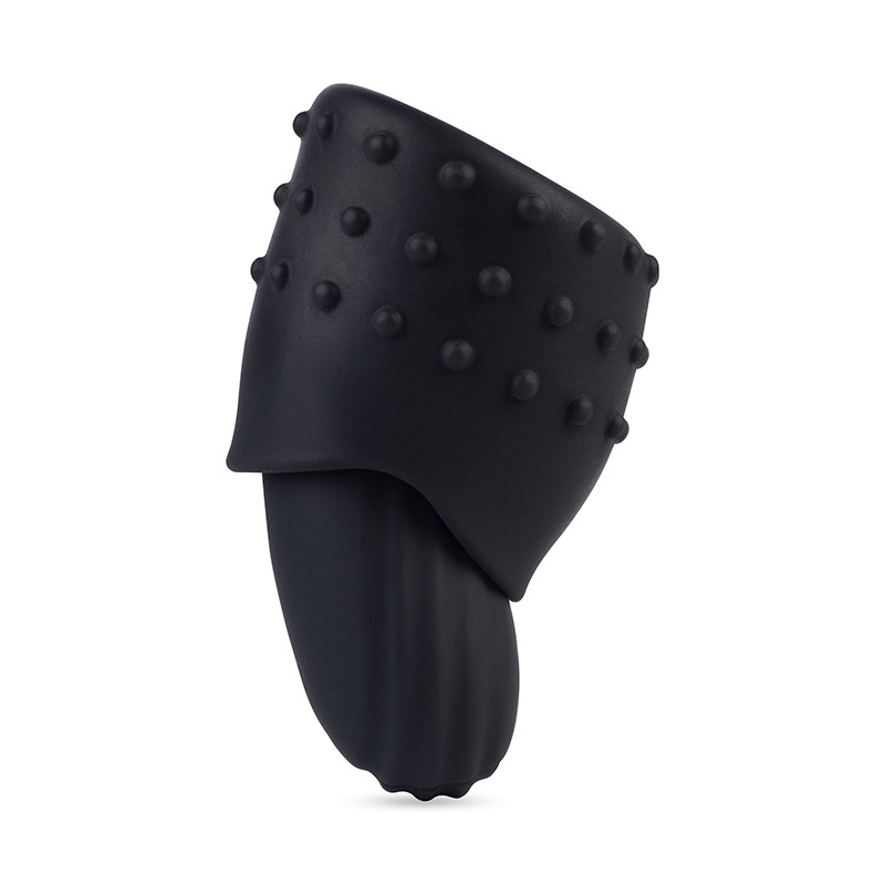 Masturbador de Glande Recarregável, Revestido de Silicone com Cerdas Massageadoras e 10 Modos de Vibração - Dom E1 | 7 x 3,7 cm - 3